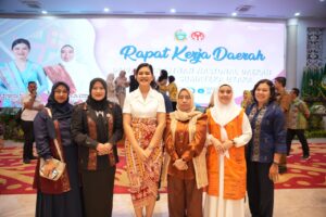 Hadiri Rakerda Dekranasda Sumut, Ny. Yusnila Indriati Taufik Bertekad Dorong Penguatan Wastra dan Pengrajin Asahan