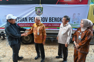 Wagubsu Apresiasi Bantuan Korban Banjir dan Longsor dari Pemprov Bengkulu