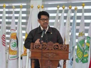 Rakerkab, Ketua KONI Labuhanbatu Ajak Jajaran Fokus Peningkatan Prestasi Atlet