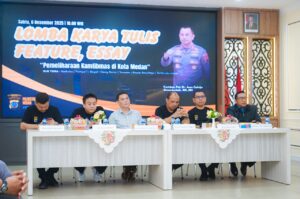Bangun Kebersamaan Lewat Tulisan, Kadis Kominfo Kota Medan Apresiasi Lomba Karya Tulis Feature & Essay Polrestabes Medan