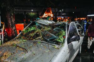 Hujan Deras Disertai Angin Kencang Landa Medan, Rico Waas Gerak Cepat Pastikan Keselamatan Warga