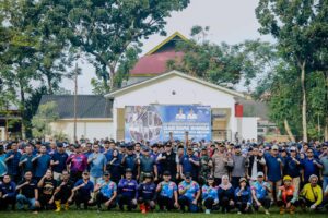 Tiga Ribu Personel dari 21 Kecamatan Gotong Royong Raya di Medan Helvetia