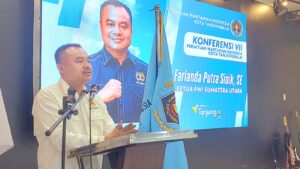 Konferensi PWI Tanjungbalai, Ketua PWI Sumut Farianda: Dukung yang Menang Rangkul yang Kalah
