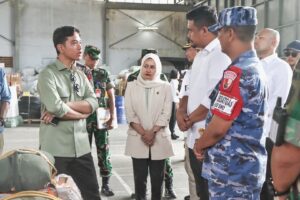 Gubsu  Bobby Nasution Dampingi Wapres Tinjau Gudang Logistik Lanud Soewondo