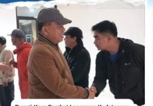 Bupati Karo Sambut Kedatangan Rombongan Pertua Diaken dan Keluarga  yang Terdampak Longsor dan Banjir di Pandan