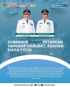 Sumut Ditetapkan Status Tanggap Darurat, Pemkab Asahan Perkuat Kesiapsiagaan