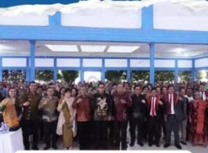 Bupati  Karo bersama  Wabup Karo dan Sekdakab Karo  hadiri Natal Serayan GBKP se-Klasis Medan Kampung Lalang