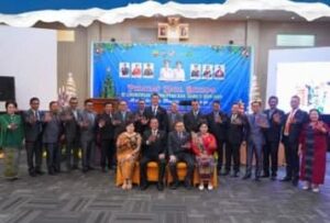 Perayaan Natal Bersama di Lingkungan Pemkab Karo