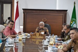 Wagubsu Surya Ikuti Rakor Pemulihan Pascabencana Sumatera Bersama Mendagri