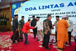 Doa Lintas Agama Jelang Tahun Baru 2026, Wagubsu Harap Masa Transisi Bencana Berjalan Lancar