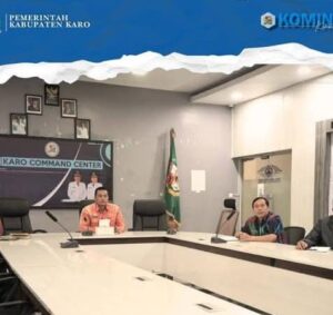 Pemkab Karo Ikuti Zoom Meeting Pusat dan Daerah Terkait TKD dan APBD