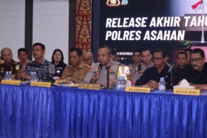 Polres Asahan Release Rangkuman Kinerja di Akhir Tahun 2025