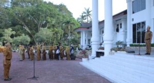 Pimpin Apel Gabungan Awal Tahun 2026, Wabup Rianto: Tingkatkan Kualitas Pelayanan