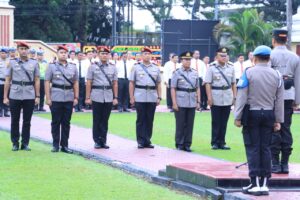Polres Labuhanbatu Gelar Sertijab Kasat Reskrim, Resnarkoba dan Samapta