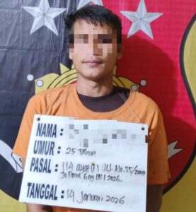 Pengedar Sabu di Seinahodaris Labuhanbatu Ditangkap Polsek Panai Tengah