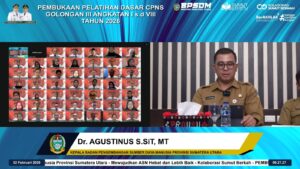 Dorong Kreativitas dan Inovasi Pelayanan Publik, BPSDM Sumut Gelar Latsar CPNS 2026