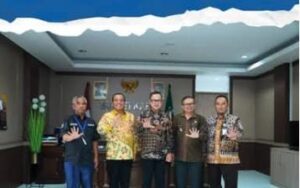 Bupati Karo Sambut Wamendagri Bima Arya Sugiarto, Diskusi Peran Kemendagri Dalam Penyediaan Layanan Infrastruktur Daerah