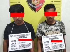 Terlibat Peredaran Narkoba, Dua Warga Kualuh Selatan Labura ditangkap Polsek NA IX-X