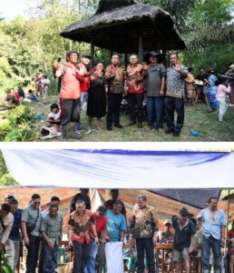 Bupati Karo Antonius Ginting Turut Meriahkan Tradisi Ndurung Ikan di Embung Talimbaru