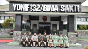 Kunjungan Kerja Danrem 031/WB ke Kodim Kampar dan Yonif 132 dalam Rangka upaya Pembinaan Satuan