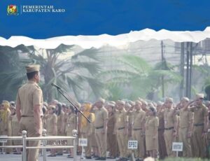 Pimpin Apel Gabungan, Sekdakab Karo Tekankan Percepatan Perizinan hingga Optimalisasi Kinerja ASN