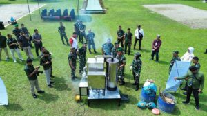Pangdam I/BB Tinjau Alat Insinerator, Produksi Paving Block dan Genteng di Bengrah I Medan