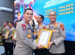 Respons Cepat Layanan 110, Kapolres Labuhanbatu Terima Penghargaan dari Kapoldasu
