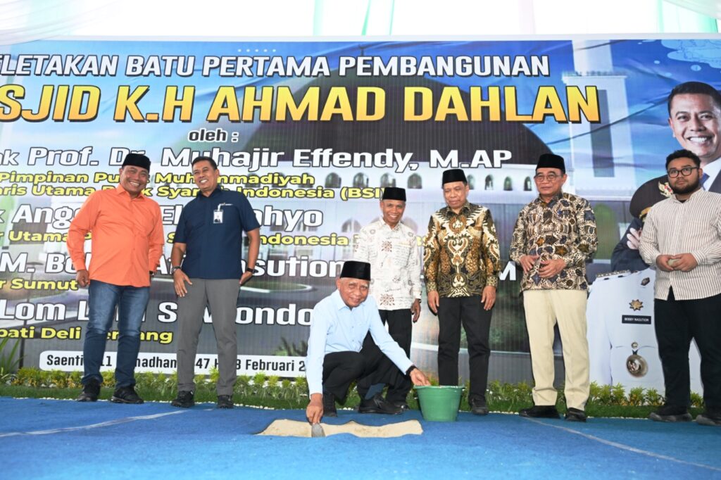 Wagubsu Surya Hadiri Peresmian Pembangunan UMSU