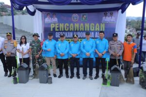 Wabup Asahan Rianto Ikuti Pencanangan Gerakan Indonesia ASRI Di Kawasan Wisata Parapat