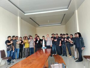 Kapolres Tanah Karo Teriman Silahturahmi LSM LPKN-Tipikor