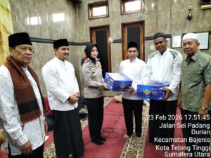 Kapolres Tebingtinggi & Walikota Safari Ramadhan Di Masjid Tafakur