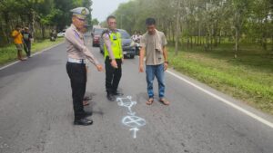 Unit Gakkum Polres Simalungun Tangani Laka Lantas Maut