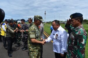 Danrem 023/KS Sambut Kedatangan Kasum TNI