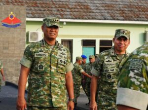 Polsan Situmorang Kawal Kesiapan Yonif TP 892 di Kunjungan Menhan