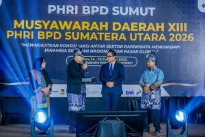 Walikota Medan Rico Waas Hadiri Pengukuhan Ketua PHRI BPD Sumut Melky Waas