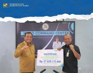 Pembayaran BPJS Ketenagakerjaan Karo 2025 Lebih Rp57 Miliar