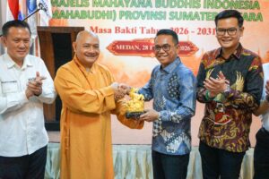 Wakil Walikota Medan Apresiasi Pelantikan Mahabudhi Provsu
