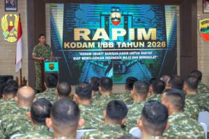 Mayjen TNI Hendy Antariksa, Pimpin Rapim Kodam I/BB TA 2026