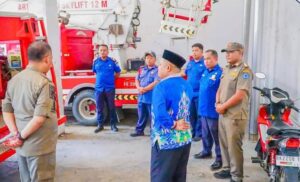 Pastikan Kesiapan Personel dan Armada, Wabup Labuhanbatu Sidak Satpol PP dan Damkar
