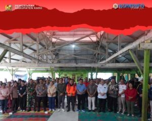 Pemkab Karo Gelar Gerakan Indonesia ASRI DI Desa Gajah