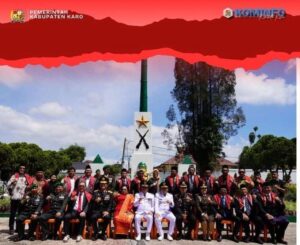Hari Jadi Kabupaten Karo, Bupati dan Forkopimda Tabur Bunga di Makam Pahlawan