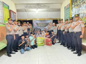 Siswa SIP Polres Labuhanbatu Bakti Sosial di Panti Asuhan Al-Arif Al Washliyah