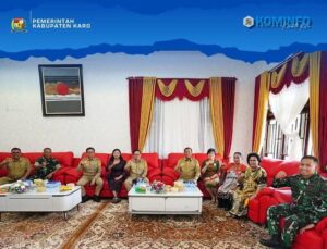 Bupati Antonius Ginting Hadiri Halal Bihalal Ketua DPRD Kabupaten Karo