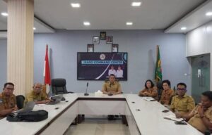 Sekdakab Karo Ikuti Webinar Sosialisasi Permendikdasmen