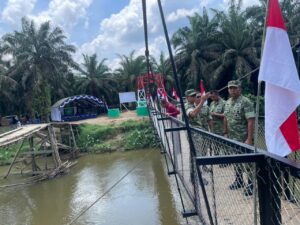 Agustatius Sitepu Launching 200 Titik Jembatan