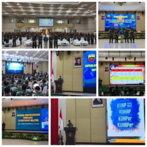 Pomdam I/BB Sosialisasi Operasi Gaktib dan Operasi Yustisi Polisi Militer TA 2026