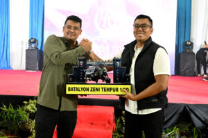 Gubsu Bobby Nasution Apresiasi Peran Yonzipur 1/Dhira Dharma dalam Pembangunan Sumut
