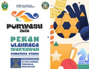 Ratusan Wartawan Sumut Antusias Ikut Porwasu Piala Gubsu