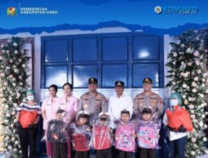 Bupati Karo Hadiri Peresmian SPPG Polres Karo Oleh Kapoldasu
