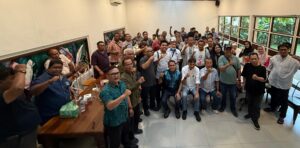 Silaturahmi Bersama Wartawan, Muhammad Edison Ginting Siap Pimpin Persatuan Wartawan Pemko Medan